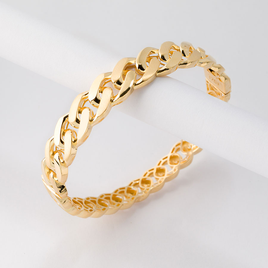 دستبند طلا زنانه کارتیه فیوژن زرد رنگ