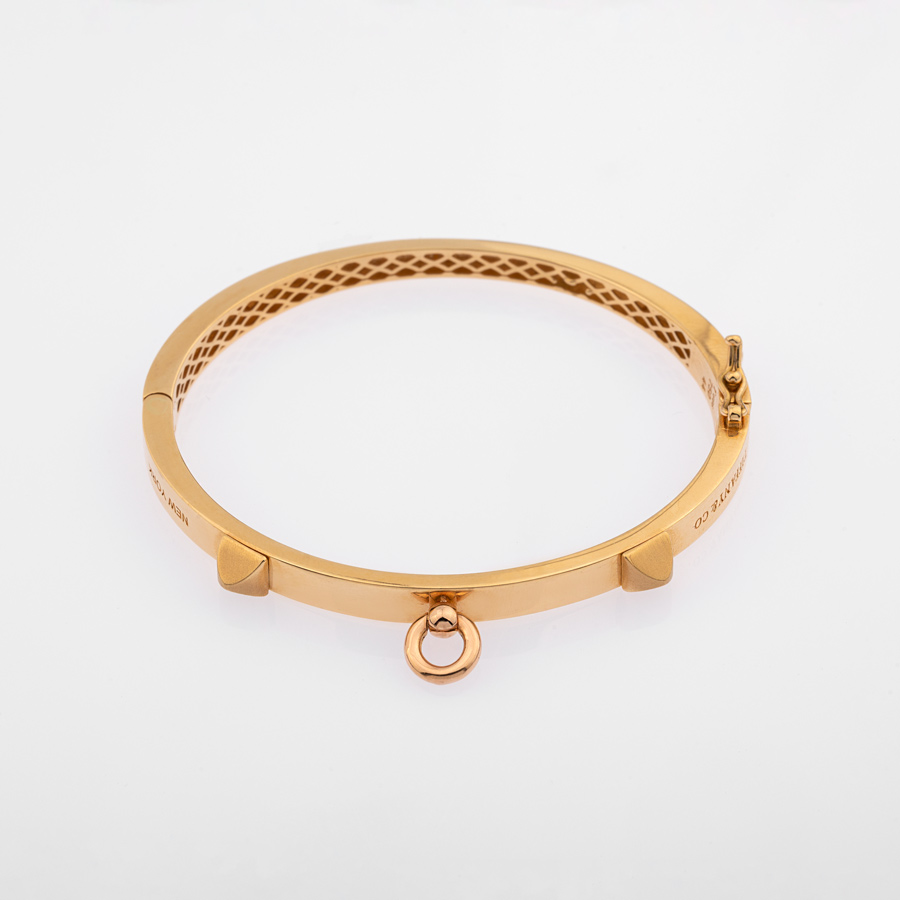 دستبند طلا  زنانه هرمس طلایی