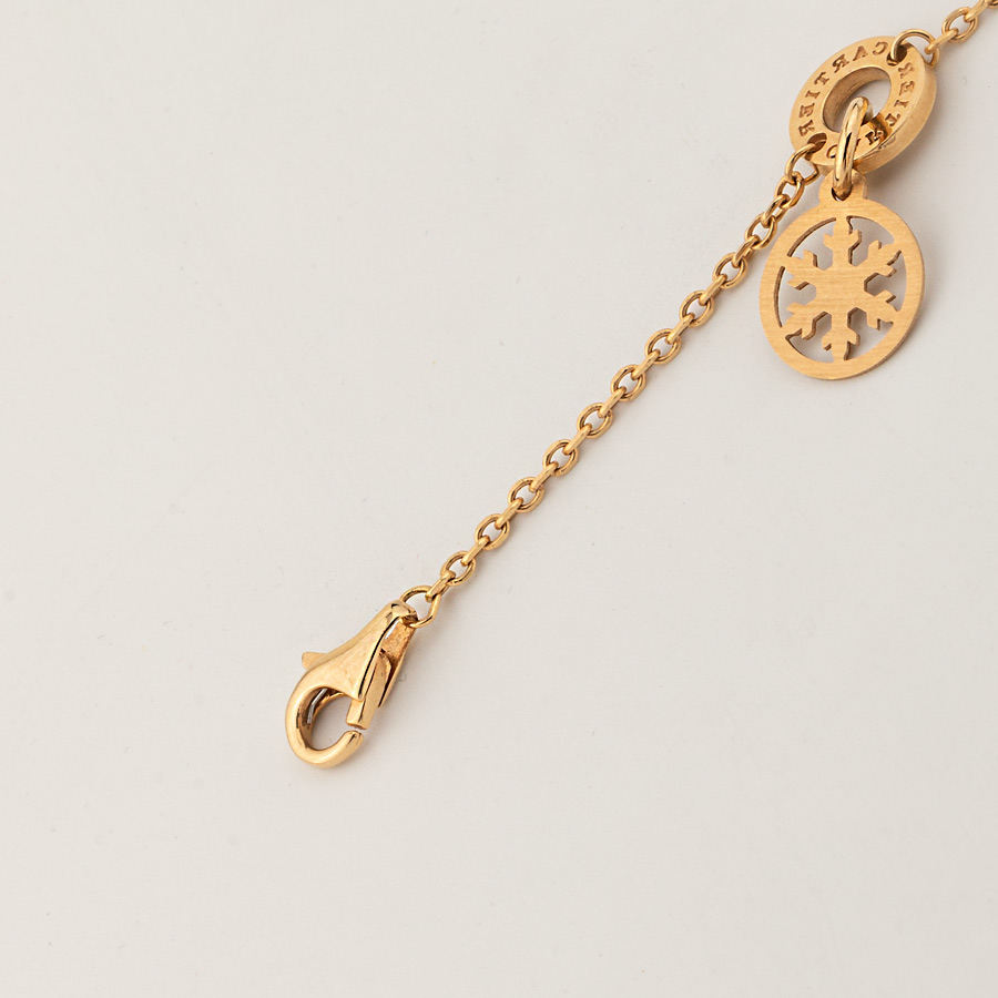 دستبند طلا  زنانه کارتیه آویزدار