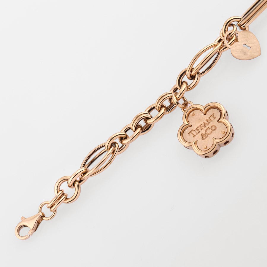 دستبند طلا زنانه پهن تیفانی