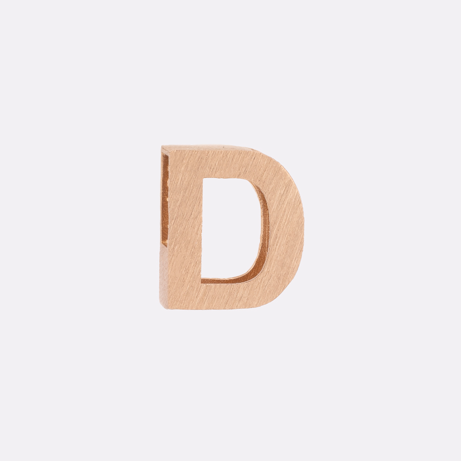 مدال آویز طلا زنانه حرف D 