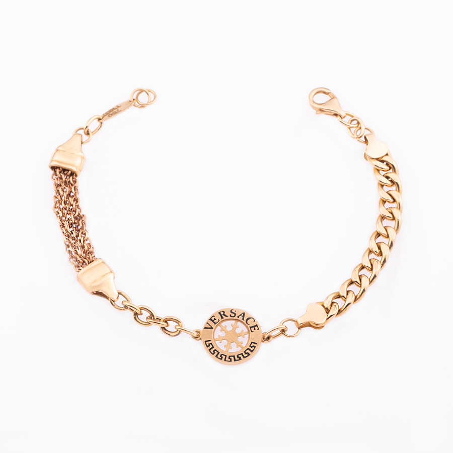 دستبند طلا 18 عیار زنانه ورساچه   9.550 گرم  
