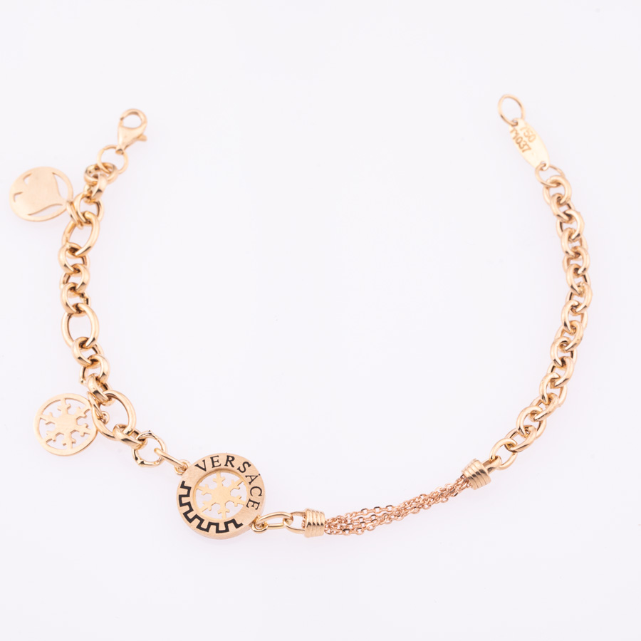 دستبند طلا 18 عیار زنانه جی تاش ورساچه   6.45 گرم