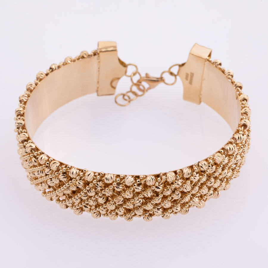 دستبند طلا 18 عیار زنانه دوریکا 25.67 گرم