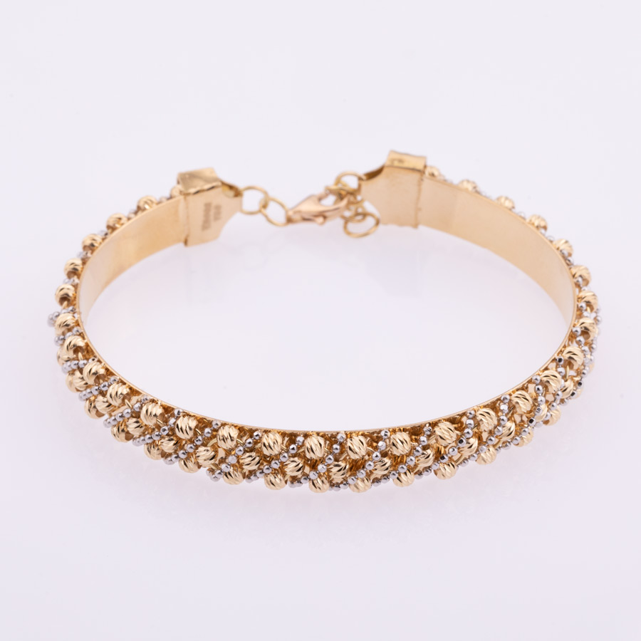 دستبند طلا 18 عیار زنانه دوریکا 12.86  گرم   