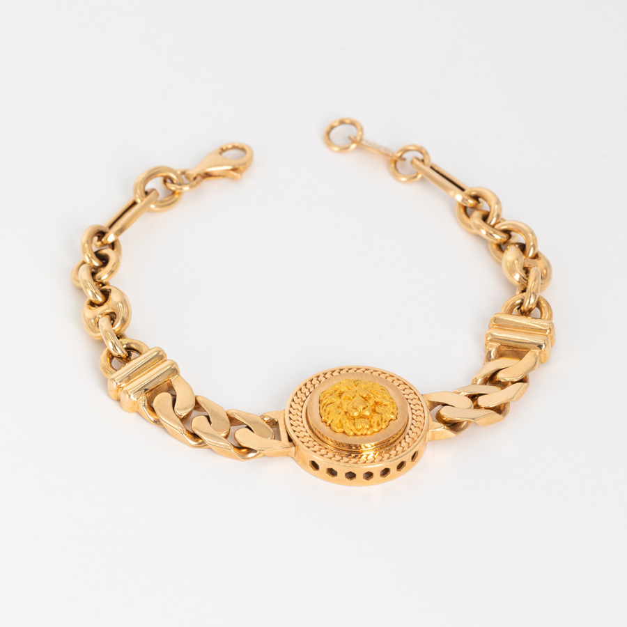 دستبند طلا زنانه ام جی ام شیر ورساچه