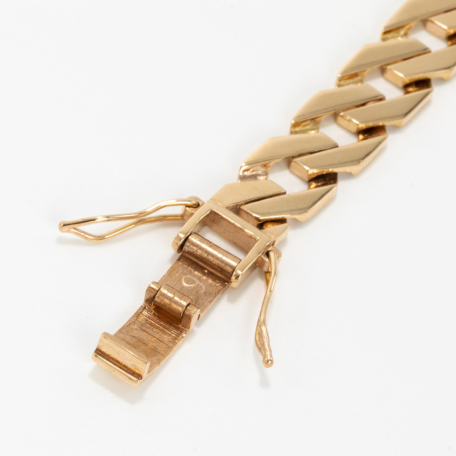 دستبند طلا اسپرت کارتیه تخت طلایی