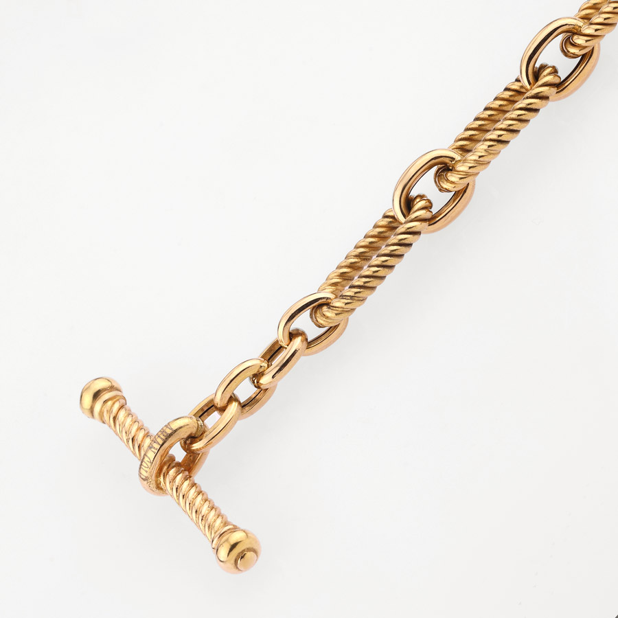 دستبند طلا زنانه دیوید یورمن
