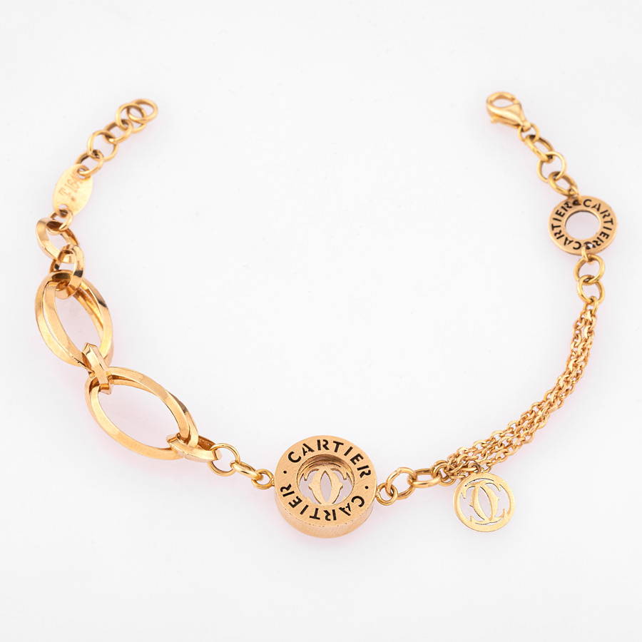 دستبند طلا زنانه کارتیه شیک