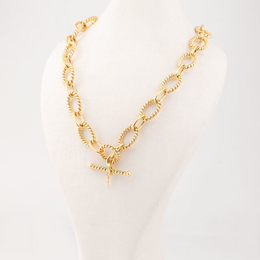 گردنبند طلا زنانه دیوید یورمن